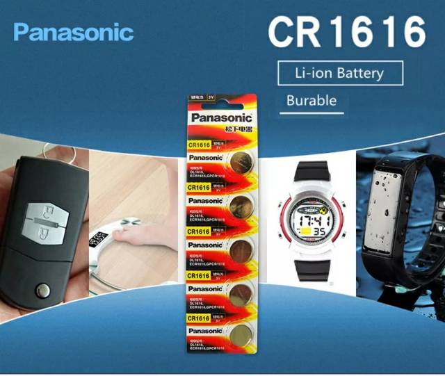 Panasonic CR1616 3 V Baterai Koin Lithium DL1616 ECR1616 LM1616