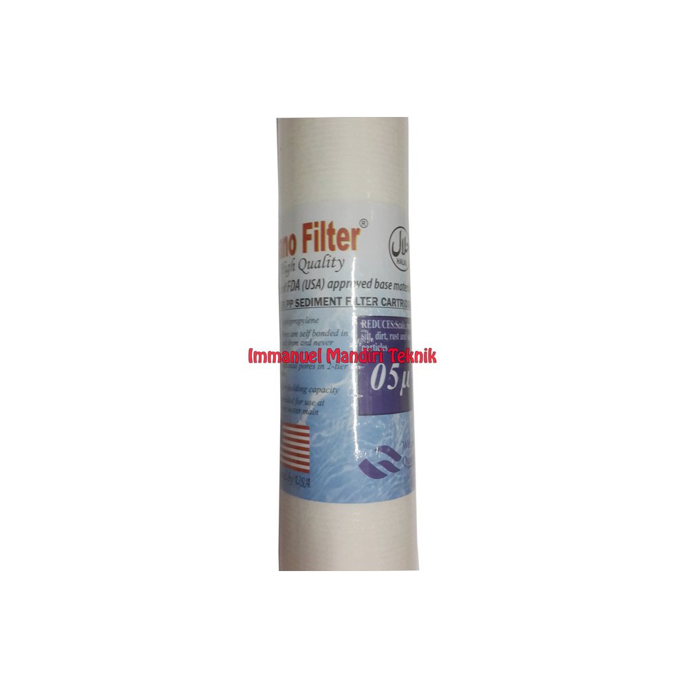 Cartridge Water Filter I Filter Air Nano 20 inch 5 Micron Diskon