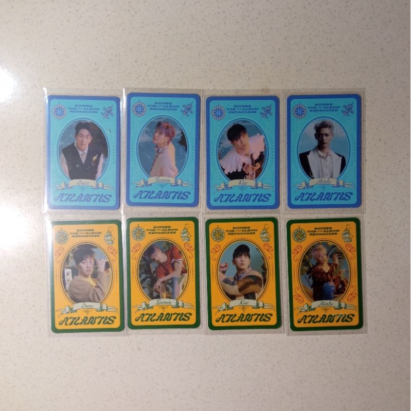 Atlantis SHINee Voyage Photocard PC Onew Taemin Minho Key
