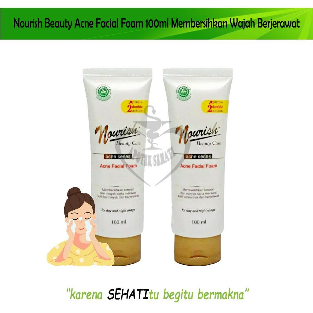 Nourish Beauty Care Acne Facial Foam 100ml Pembersih Jerawat