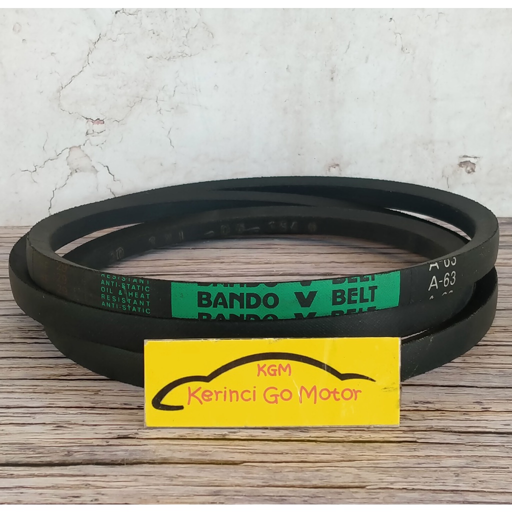 BANDO VAN BELT A-63 V BELT TALI KIPAS A63 FAN BELT VANBELT POLOS A-63