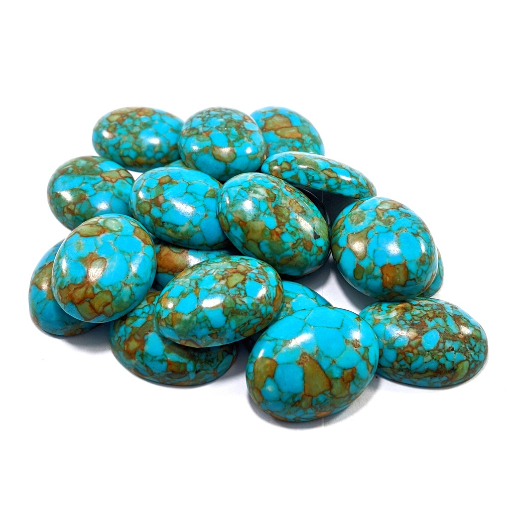 Natural Blue Turquoise Oval Cabochon