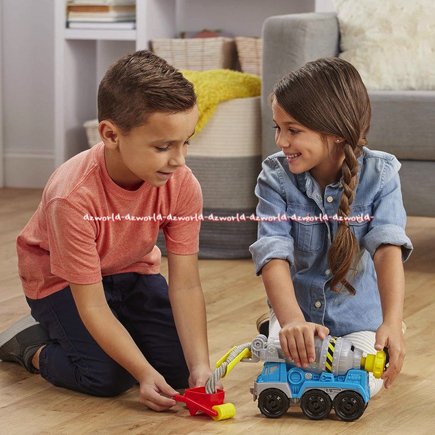 Play-Doh Wheell Cement Truck Mainan PlayDoh Mobil Truk Semen Dengan Cetakan