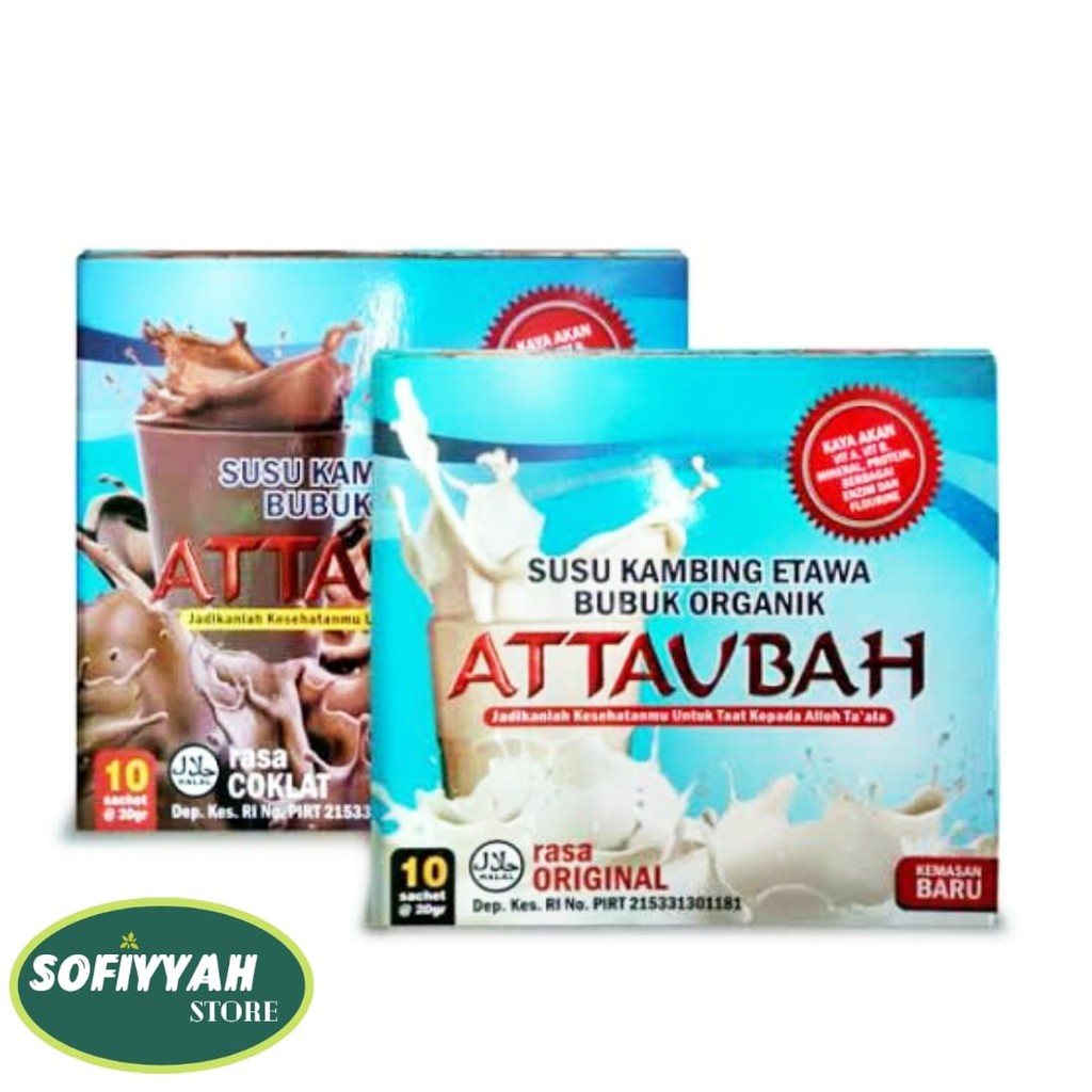 

Susu Kambing At taubah 1 Box isi 10 Sachet
