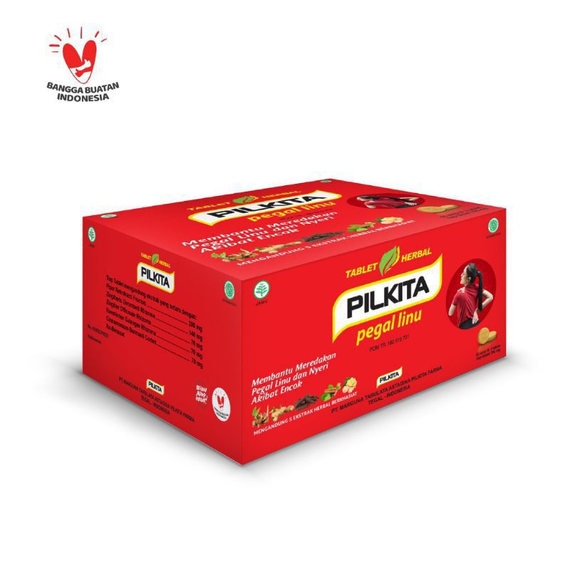 PILKITA TABLET | TABLET HERBAL PEGAL LINU - ED 11/2025