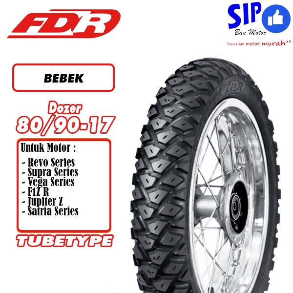 Ban motor bebek FDR Dozer 80 90 17 Tubetype