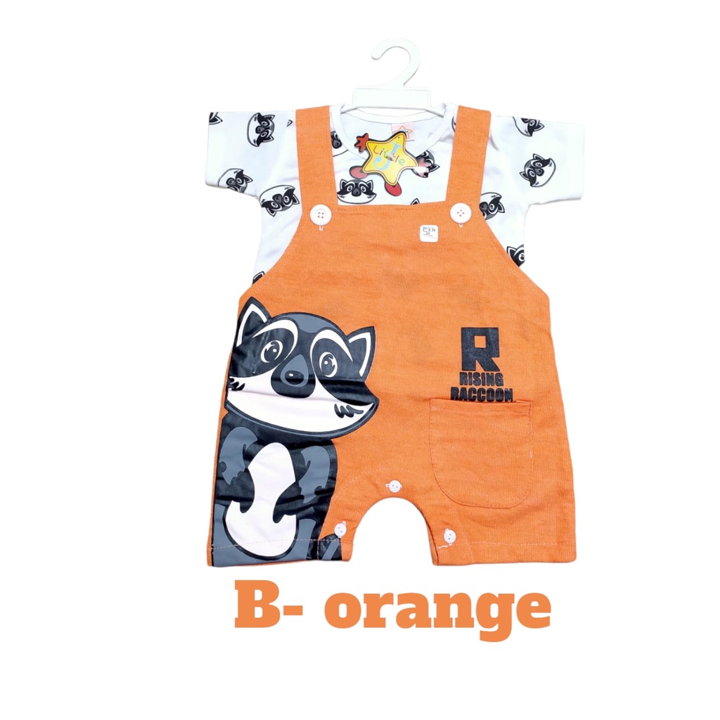 Setelan Baju Bayi | Overall Jumper Bayi Anak Romper Lengan Pendek