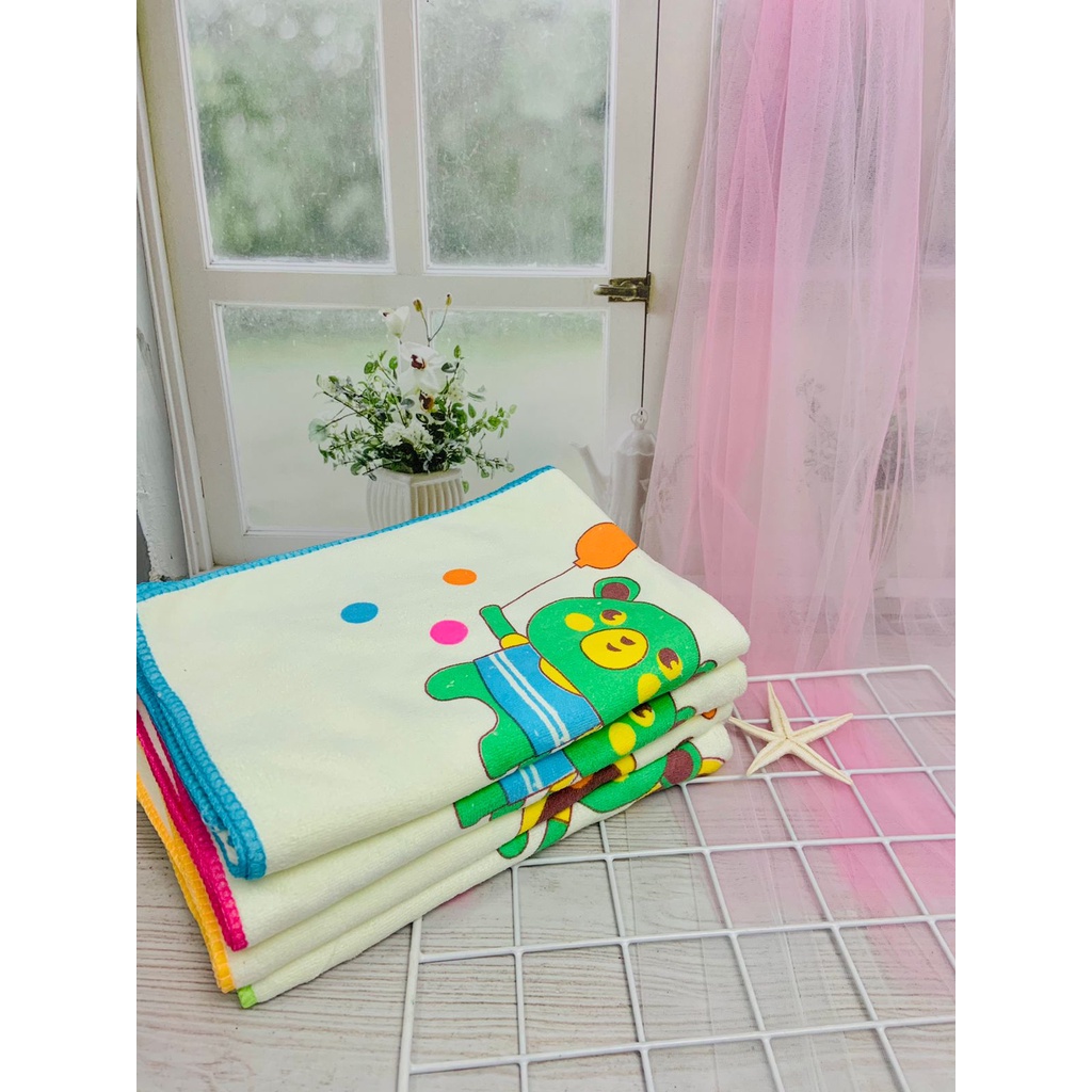 Rc Handuk Bayi Mandi Lembut Ukuran Jumbo 60x120 Dan Tanggung Ukuran 50x100 cm