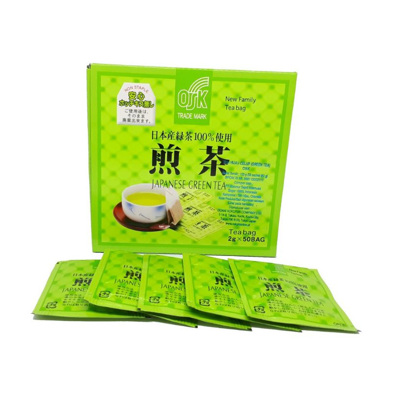 Osk Japanese Green tea teh Hijau Green Tea Jepang