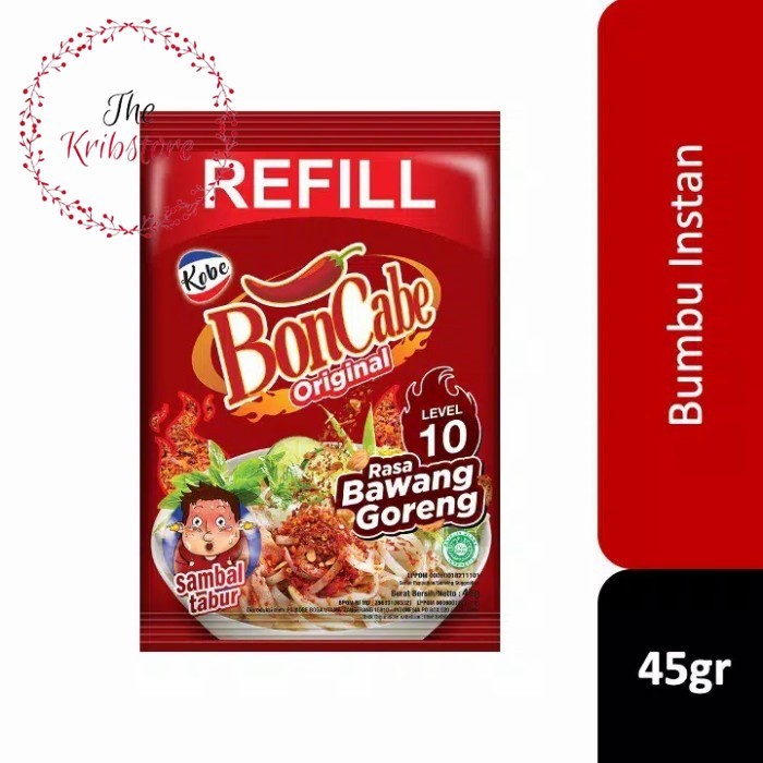 

KOBE Bon Cabe Tabur Level 10 Refill Pack 40 gr