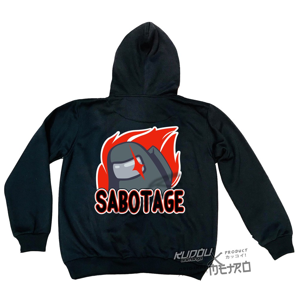 Hoodie Gamer Among Us Sabotage Impostor