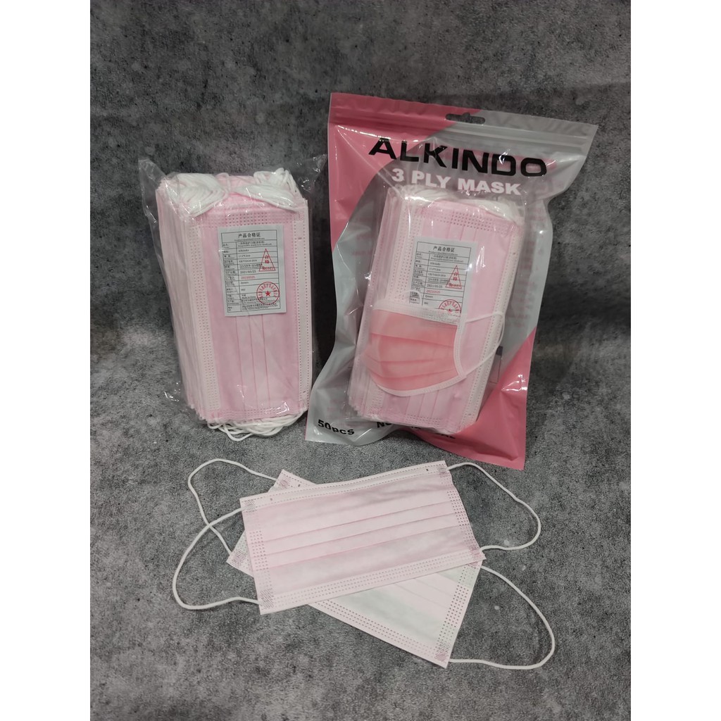 POUCH ALKINDO ZIP -  MASKER 3PLY ALKINDO EARLOOP HIJAB SATCHET ZIP ISI 50 PC MEDICAL GRADE