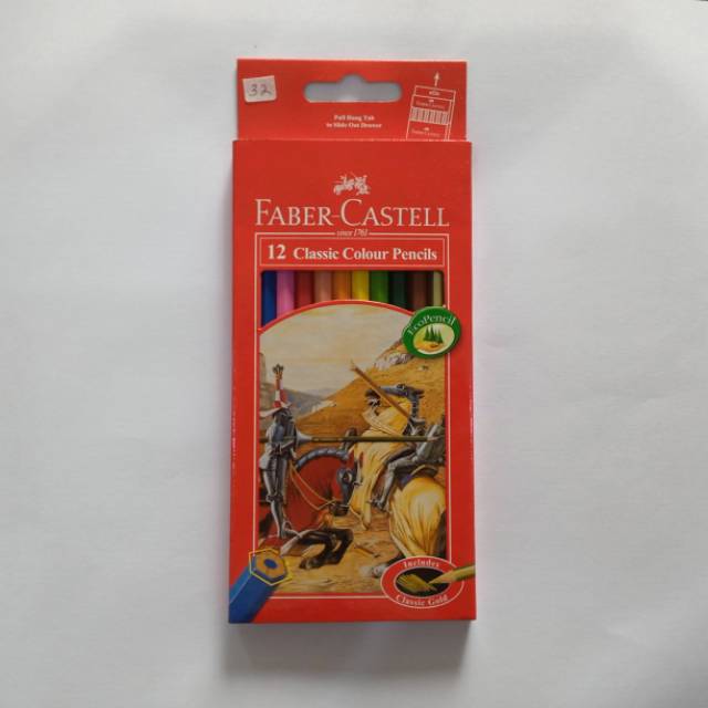 

Pensil warna Faber castell 12w panjang