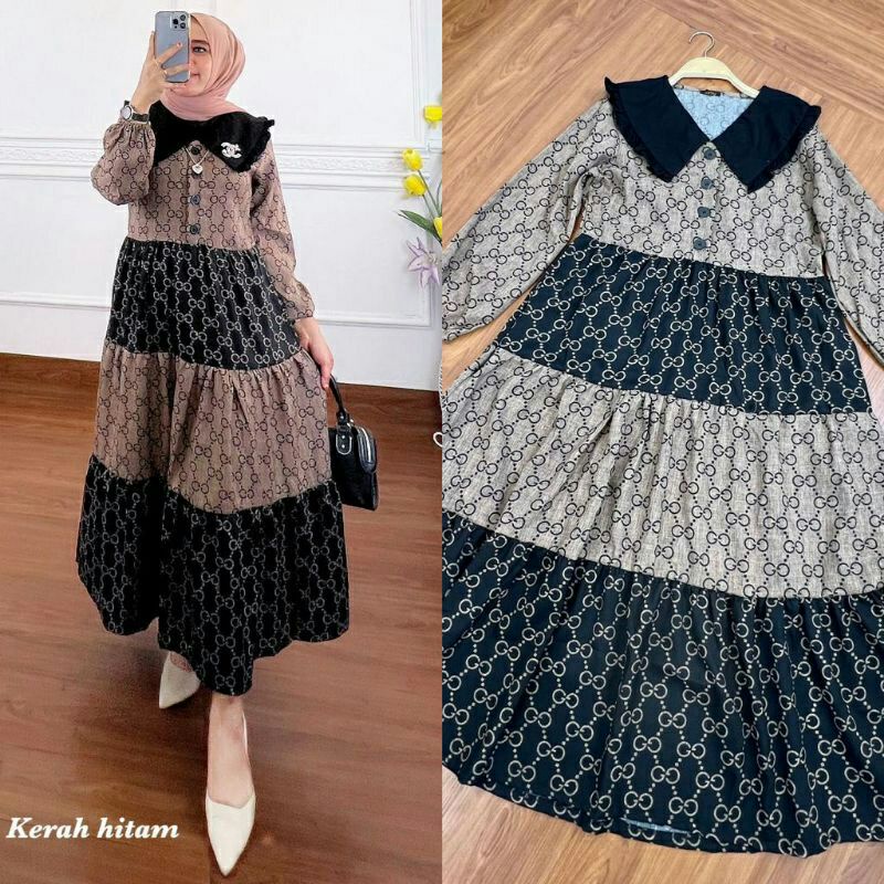 Gamis Gucci / Dress motif Gucci /midi dress