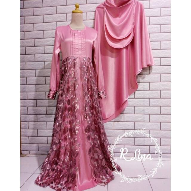 Gamis pesta / pengantin syar'i