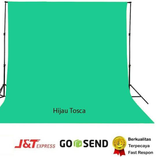

>094< green screen Putih 75 gsm ,kain spunbond background back drop