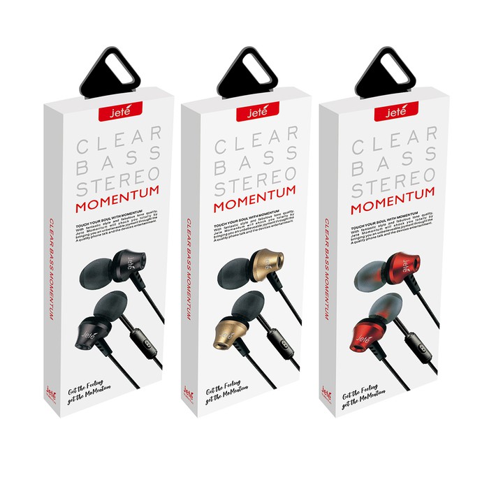 JETE EARPHONE MOMENTUM GARANSI RESMI JETE TERMURAH