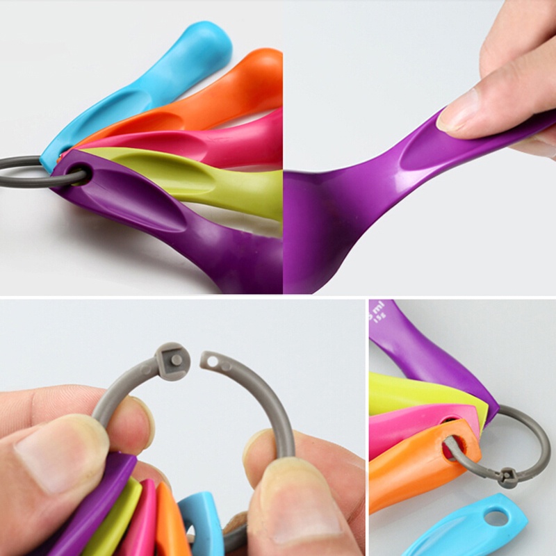 5 Pcs Sendok Ukur Gaya Colourworks Untuk Alat Baking