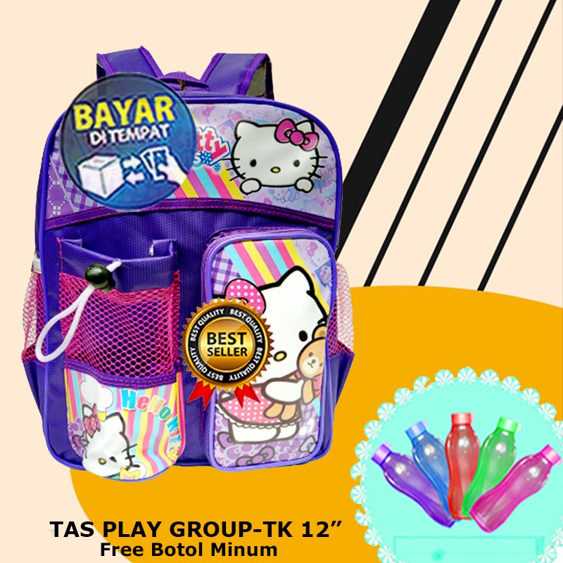 FRN - Tas Ransel Anak Aneka Karakter Bag Backpack Mini Kids Motif Cartoon Cute Import Murah-K1TTY