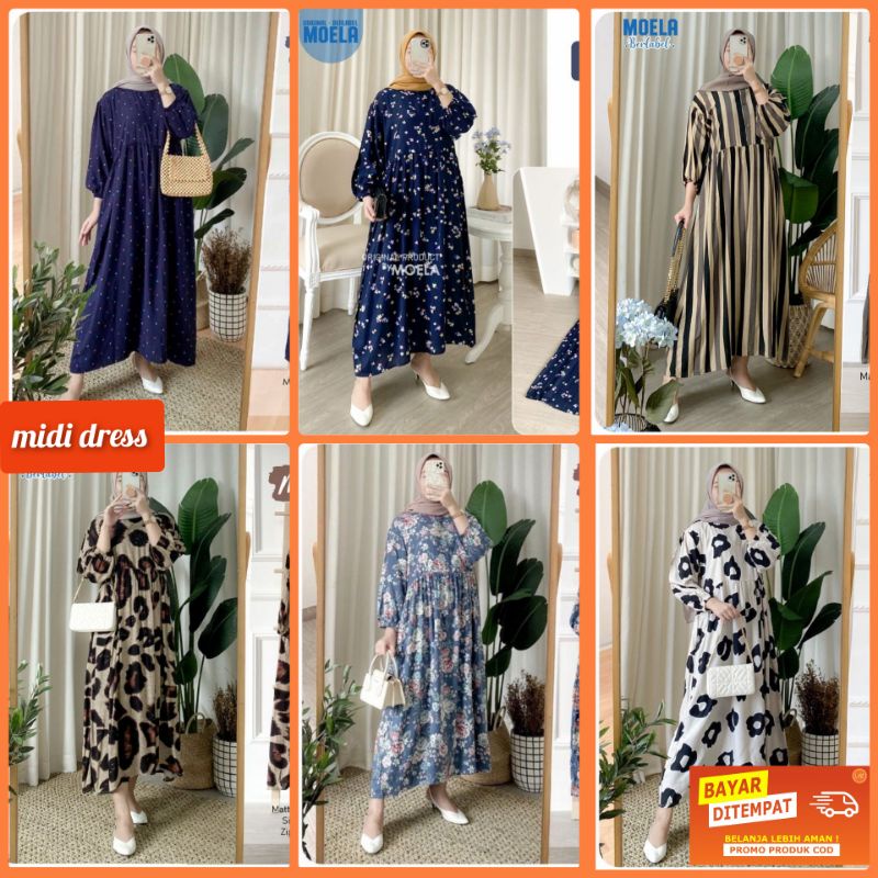 dress midi best seller - homey dress rayon viscose