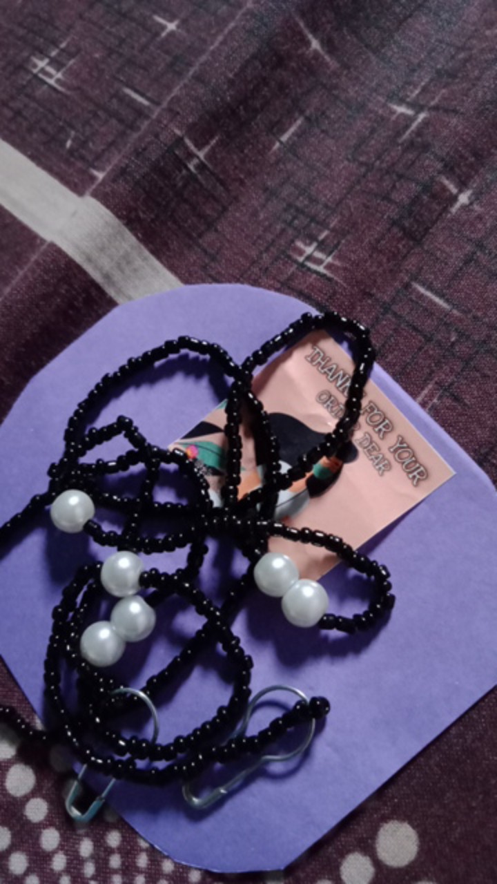 Strap Masker Mix Pearl - Kalung Masker