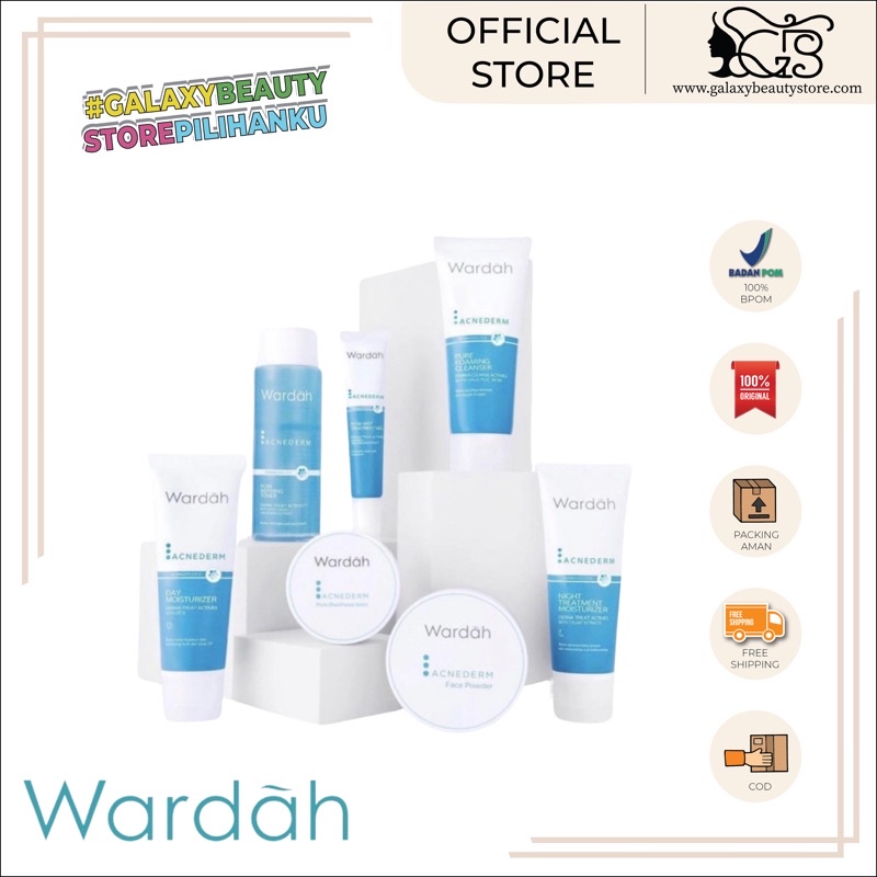 WARDAH ACNEDERM SERIES / PAKET ACNEDERM WARDAH