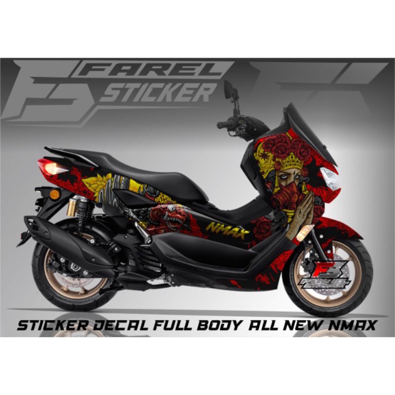 DECAL NMAX NEW - STIKER FULL BLOK NMAX 2020