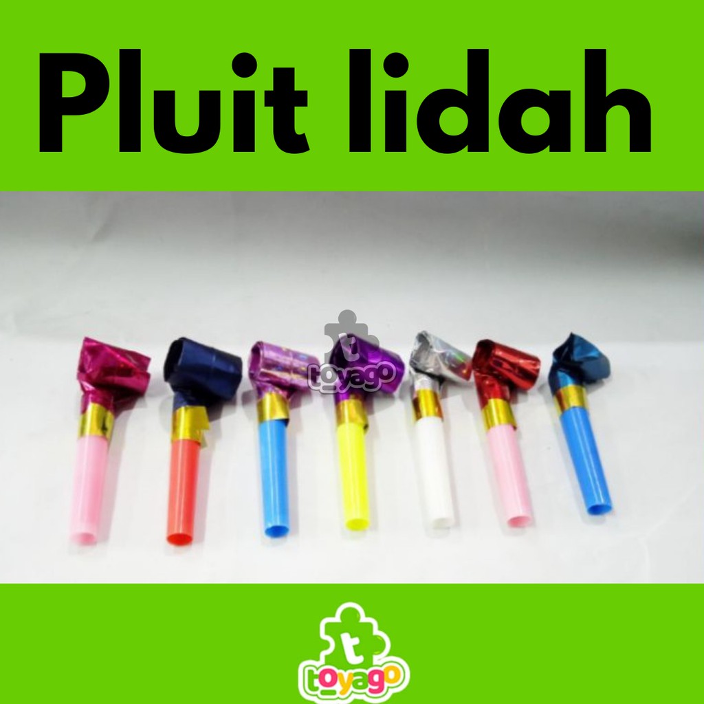 Terompet Lidah/Suit Lidah/Peluit Party Isi -+100 Pcs Grosir Murah