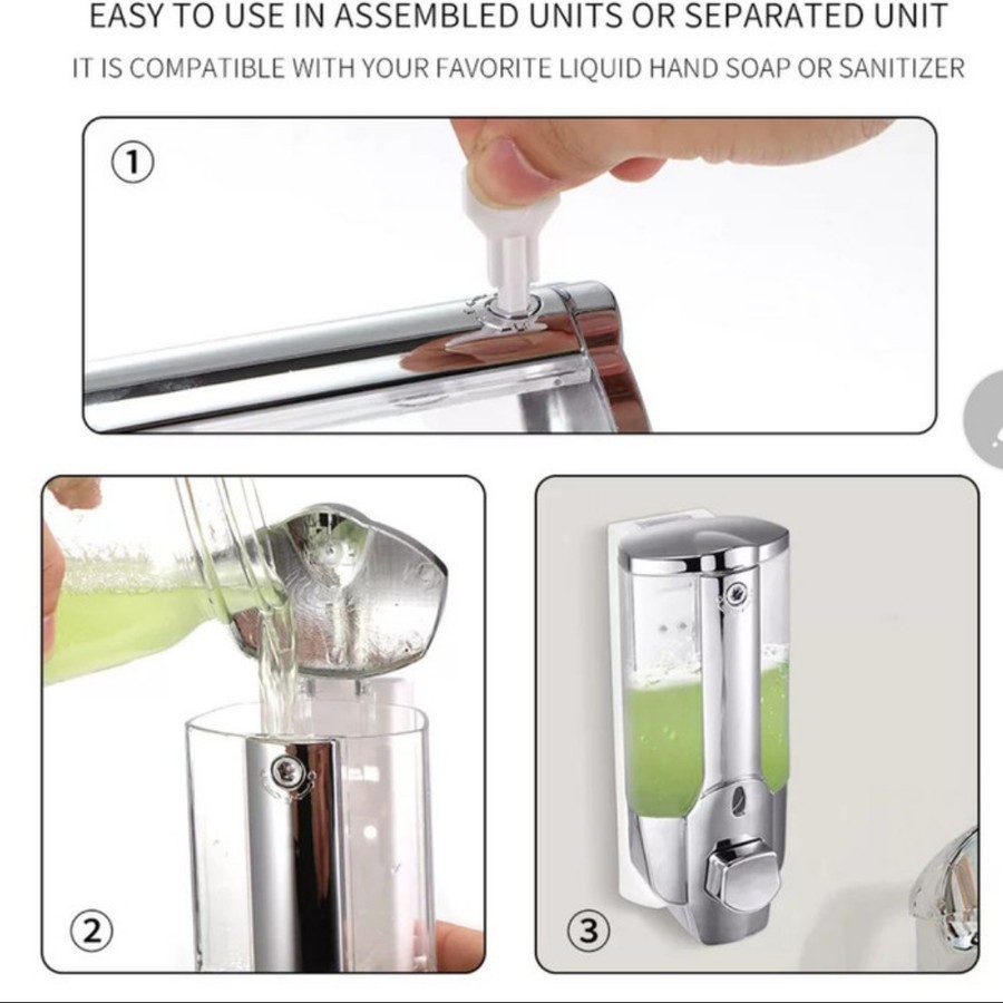 DISPENSER SABUN TABUNG SINGLE DISPENSER/TEMPAT SABUN CAIR TOUCH SOAP