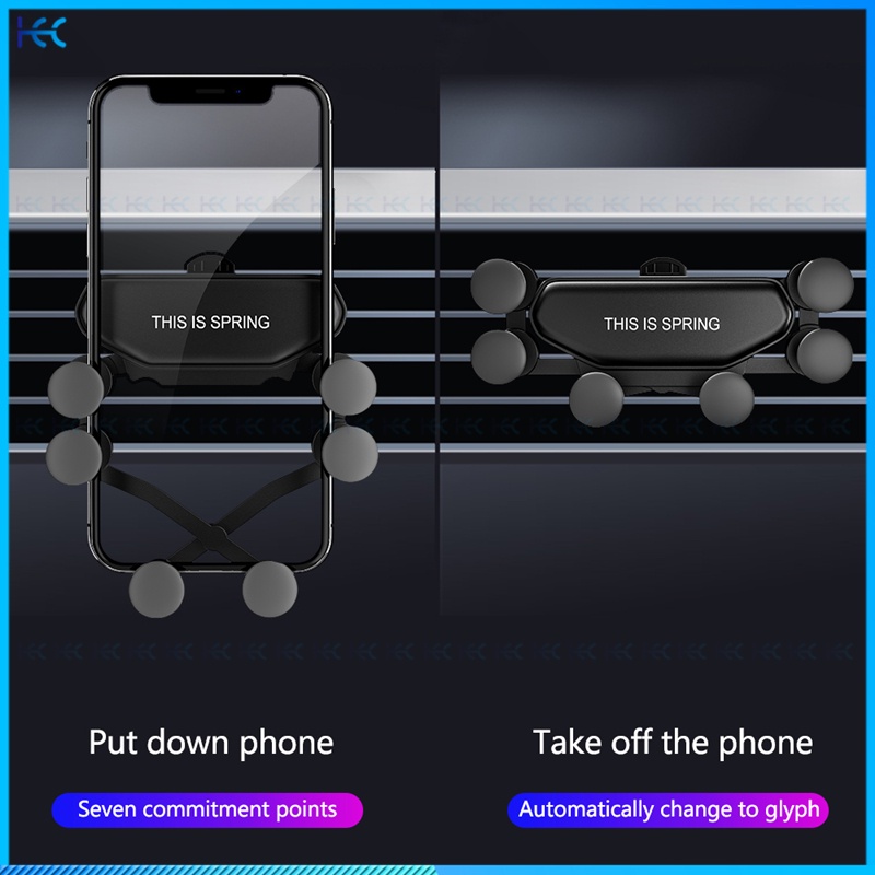 Bracket Gravitasi Dudukan Handphone Untuk Kisi Ac Mobil