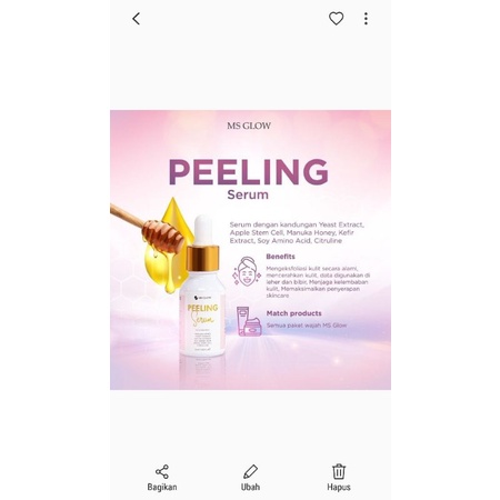 MS GLOW PEELING SERUM