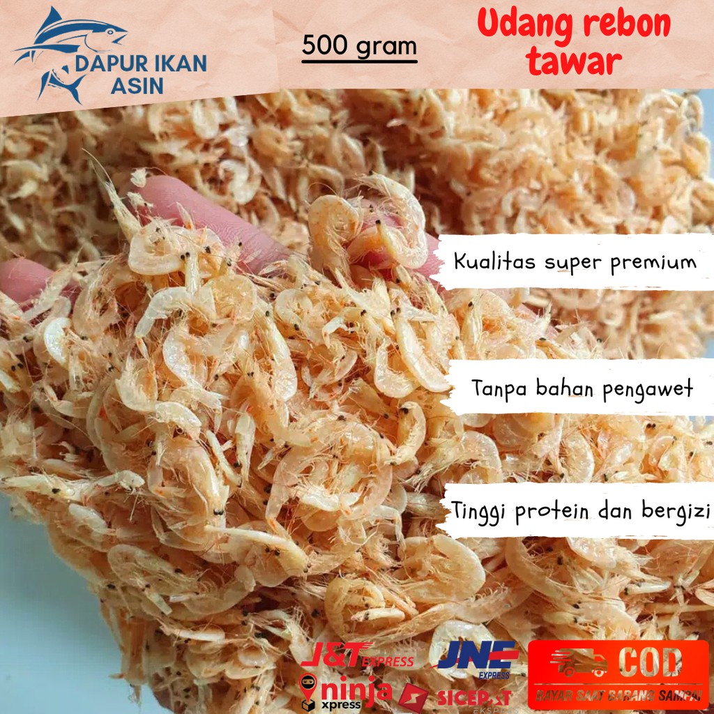 

Udang Rebon Tawar Kering 500 gr