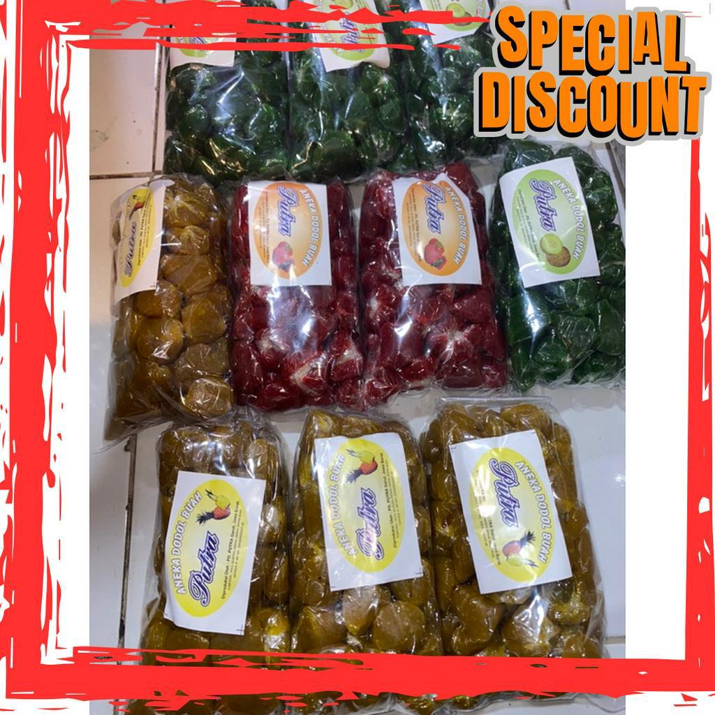 

DISKON SPESIAL 1KG DODOL BUAH DODOL BUAH BUAHAN MELON STRAWBERRY NANAS