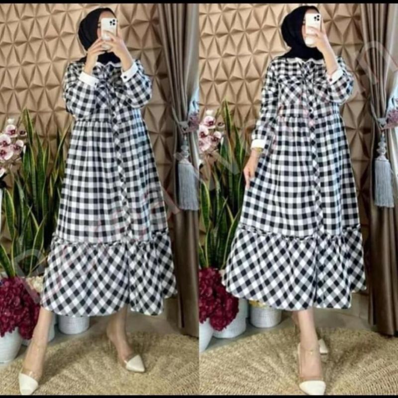 MIDI DRESS/LONG TUNIK KATUN PREMIUM