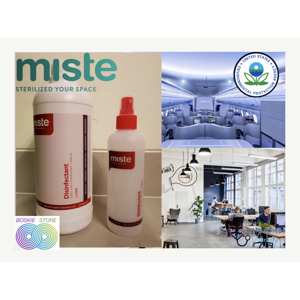 Disinfectant Liquid Miste Hospital Grade Non Residual EPA Approved