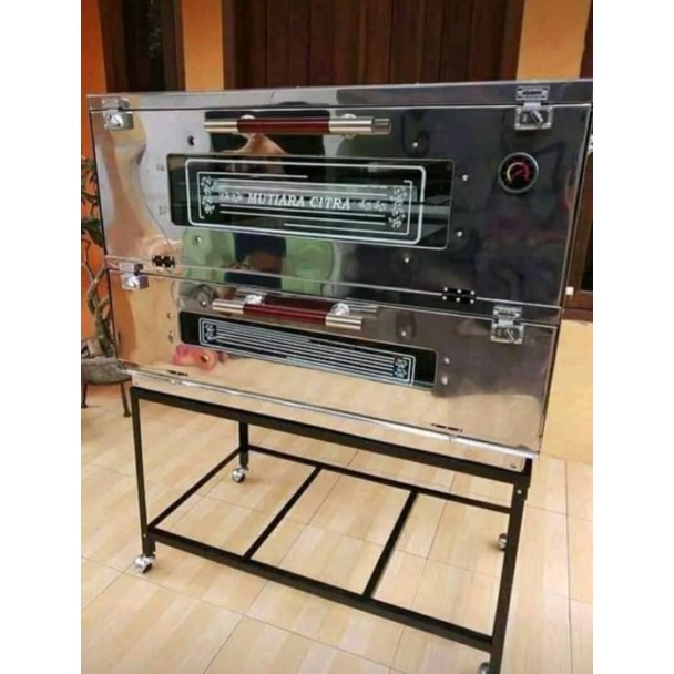 OVEN GAS 2 PINTU HEANDEL STAINLES