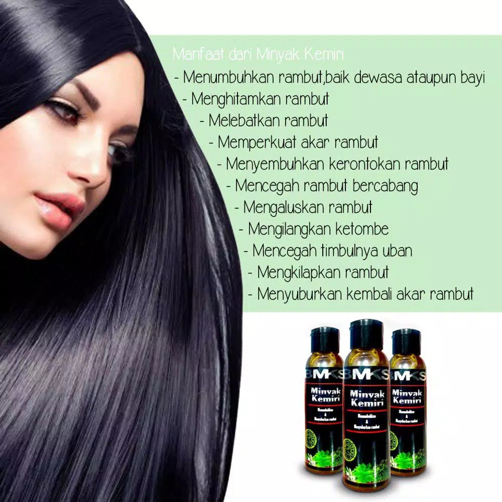 [BISA COD] MINYAK KEMIRI BMKS ASLI ORIGINAL MINYAK PENUMBUH RAMBUT