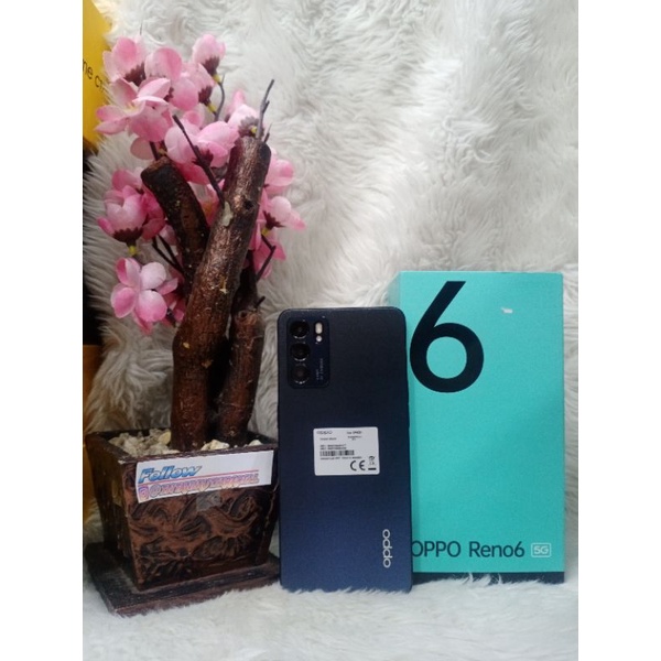 Oppo Reno 6 5G Ram 8GB Rom 128Gb Second fullset