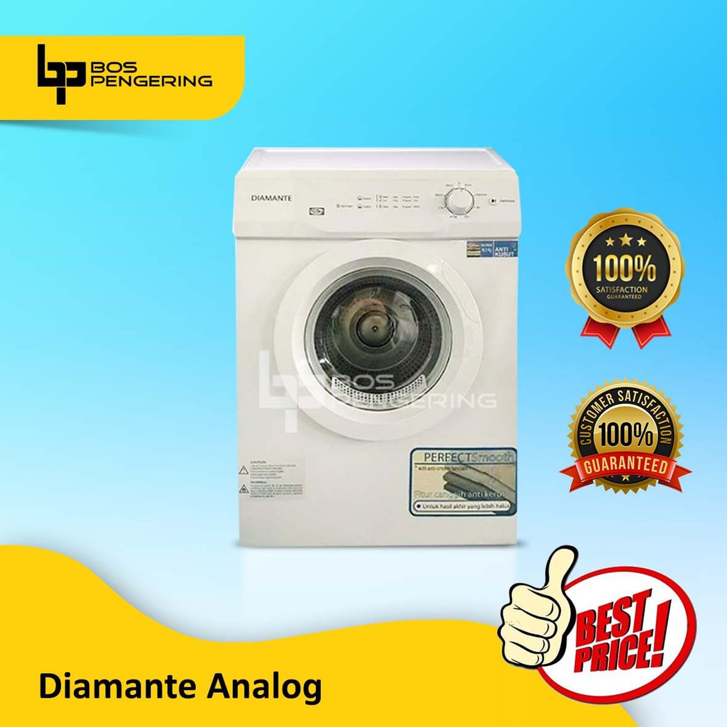 MESIN PENGERING PAKAIAN  DRYER GAS MESIN PENGERING PAKAIAN KONVERSI GAS DIAMANTE 10.5 KG BERKUALITAS