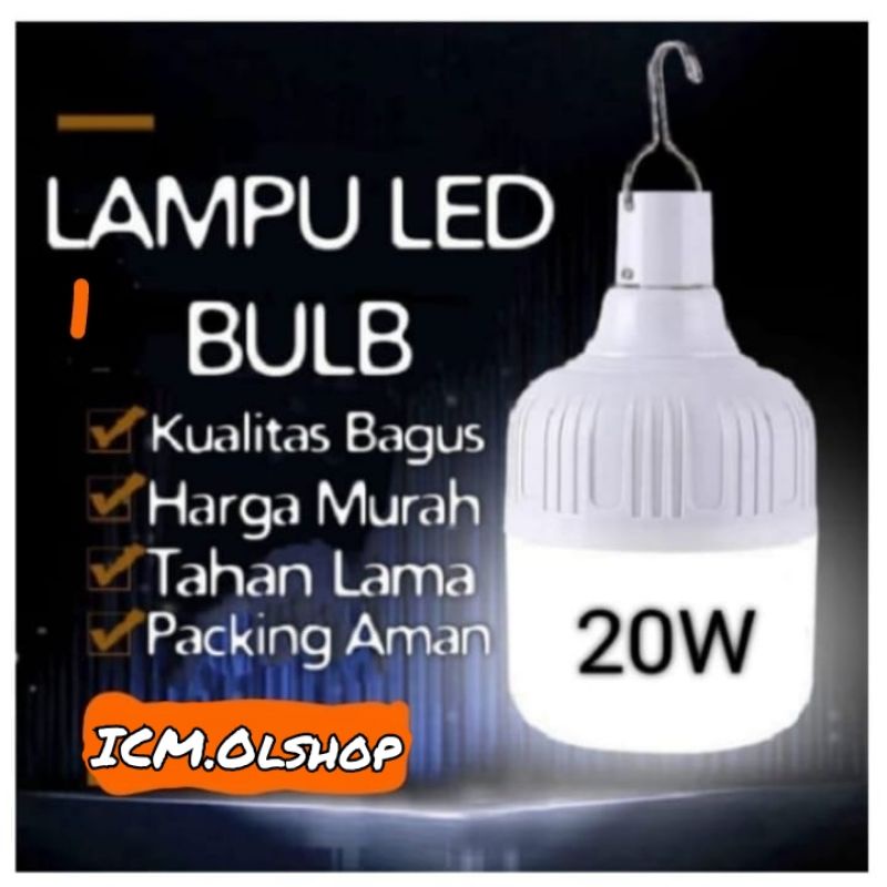 Lampu Bohlam LED Kapsul Capsule Tabung 20W⭐ ICM