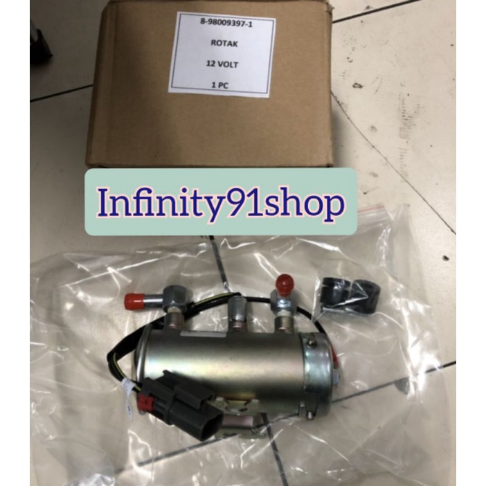 Rotak 12 volt fuel pump elektrik 24volt 8-97041321-1 Excavator Vibro Sakai Cat