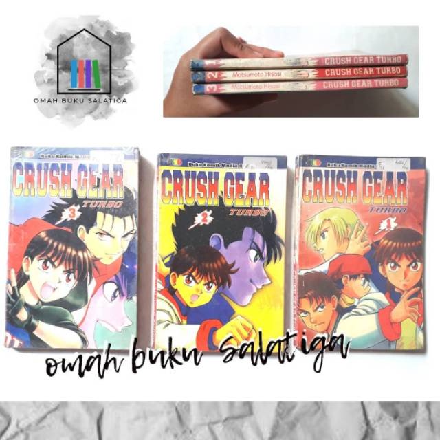 Komik CRUSH GEAR TURBO oleh MATSUMOTO HISASI Vol. 1-3