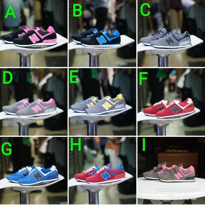 Terlaris Sepatu NB anak anak laki laki dan perempuan