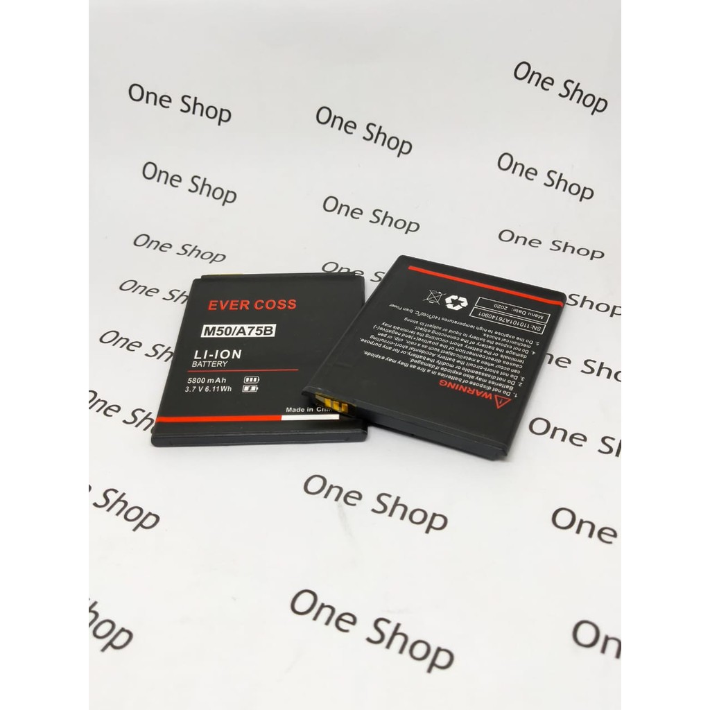 Batre batrai baterai evercoss m50  -  a75b -  M50 STAR  oem