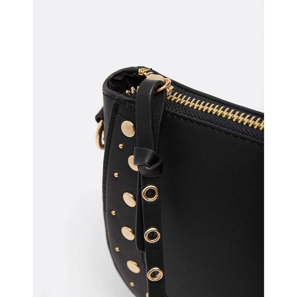 PGBAGS-Tas Wanita Stradavarius Oval Studd Sling Bag IMPORT/PREMIUM#100616