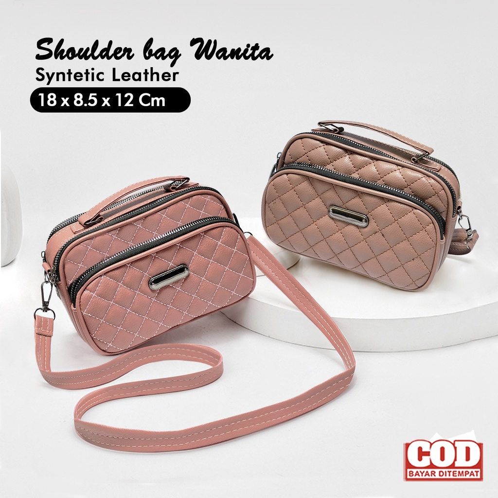 tas slempang wanita handbag remaja tas wanita murah shoulder bag cewek fashion kulit sintetis tebal