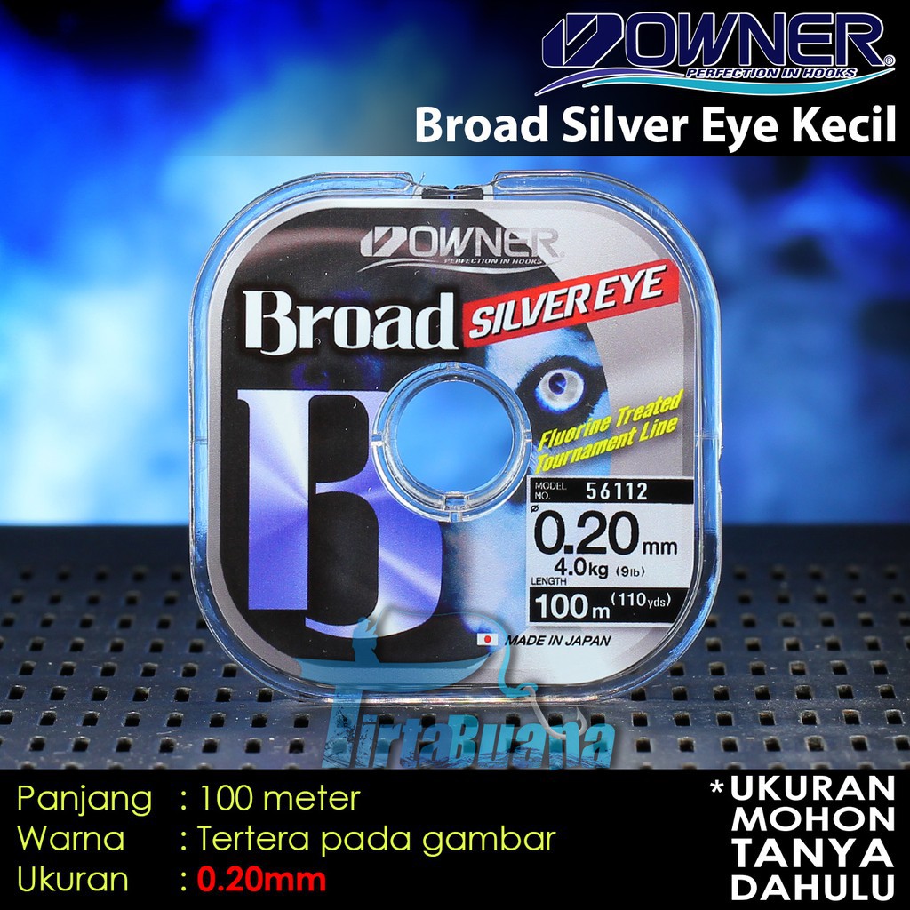 SENAR OWNER BROAD SILVER EYE 100 METER connecting