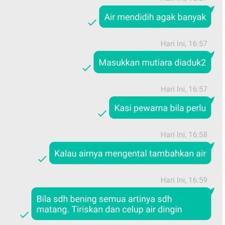 

Produk Premium Sagu Mutiara Thailand Kecil Sago Pearl YBK