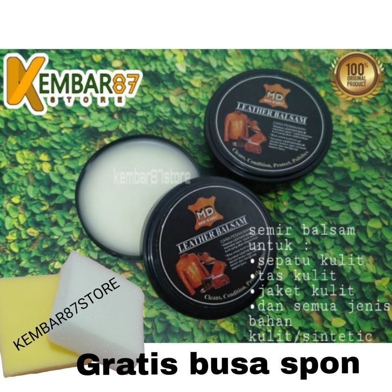 Grosir Semir Kulit Pelembut Kulit Tas Jaket Dompet Sepatu Leather Balsam dan prosoft Bonus Busa