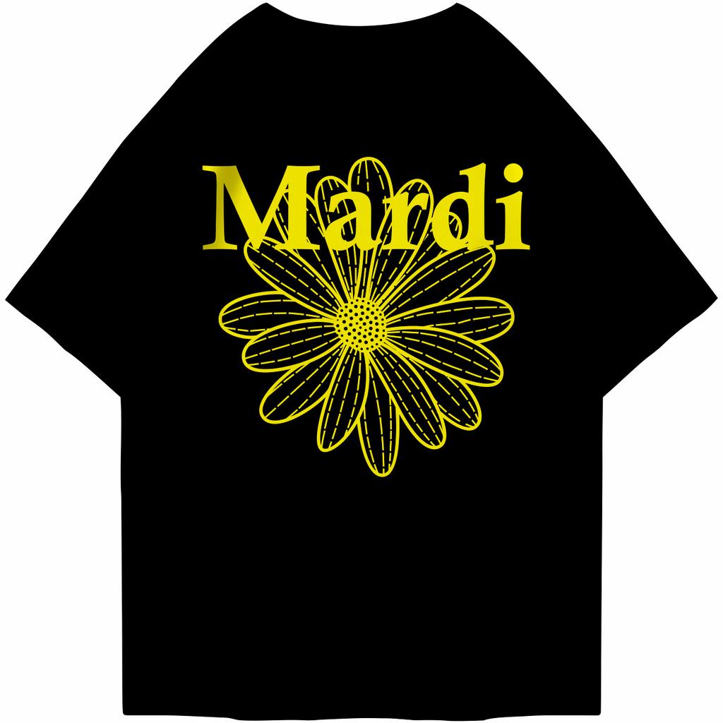 Firstlast Oversized Tshirt Bunga M | Kaos Oversize Wanita